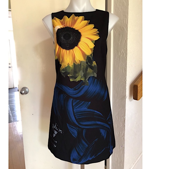 ALICE + OLIVIA Clyde A-Line Shift Dress - Picture 9 of 15